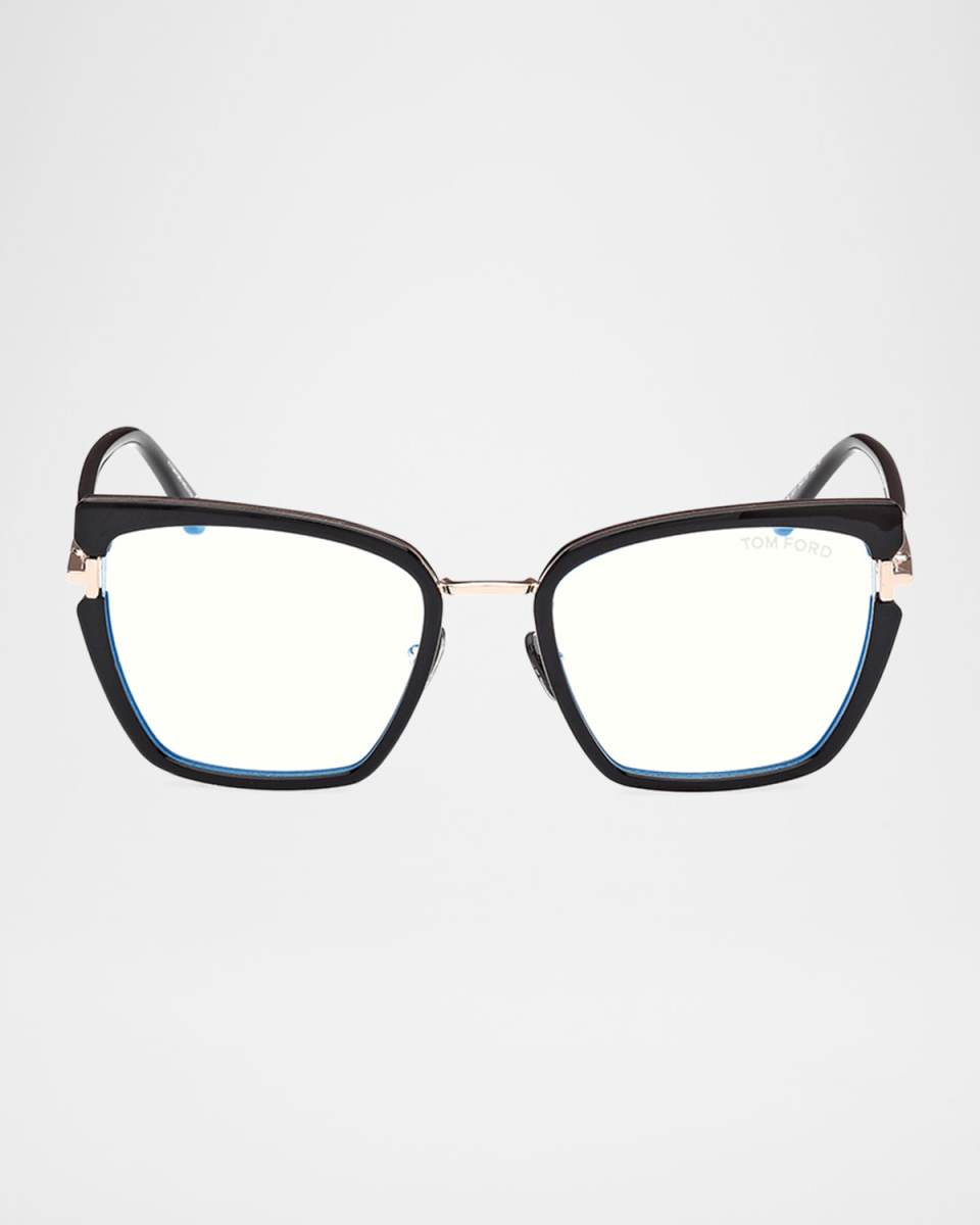 Blue-Light Acetate Butterfly Optical Glasses